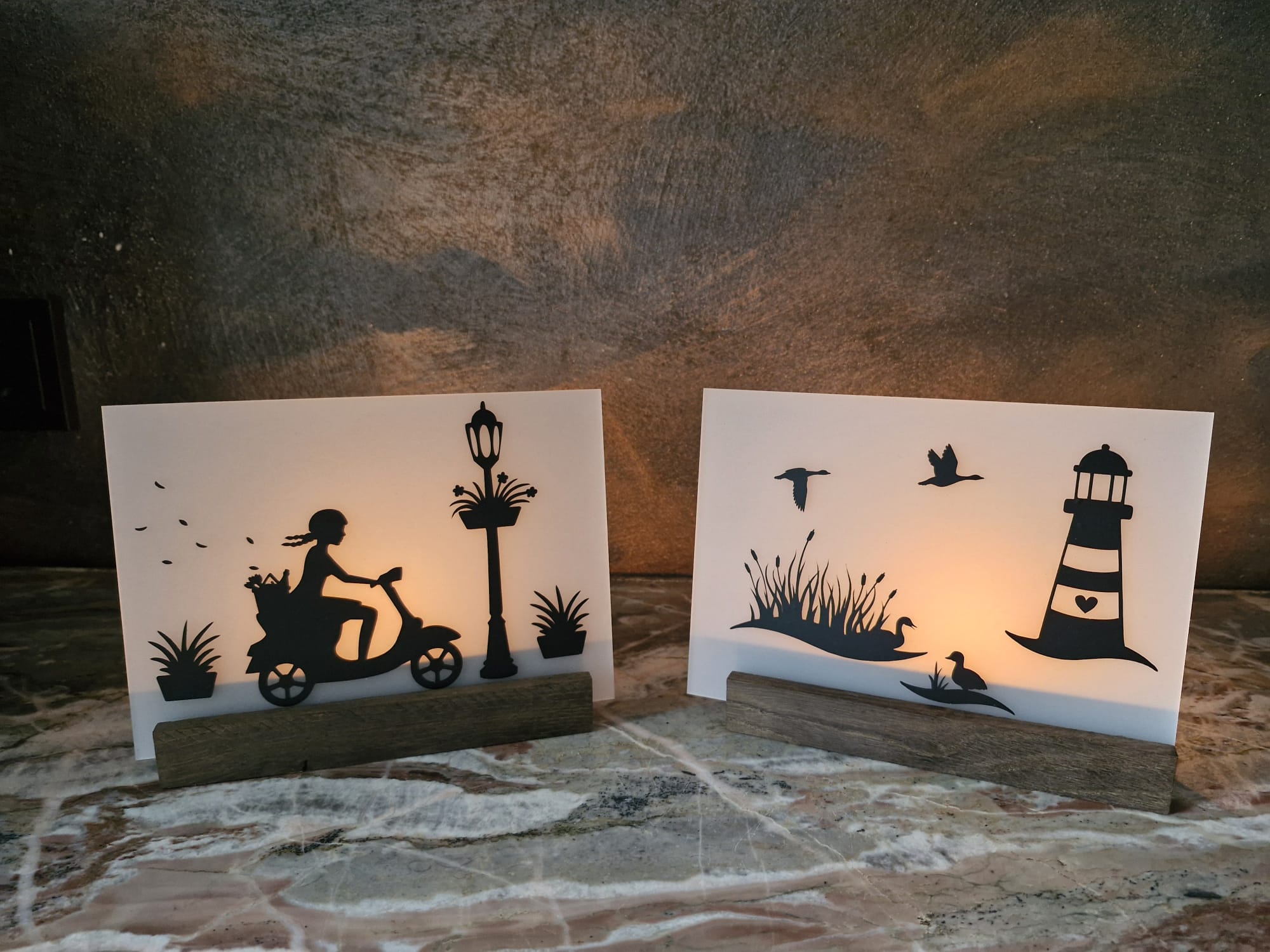 Acrylscheibe mit Ständer