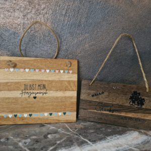 Schild zum Aufhängen