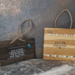 Schild zum Aufhängen